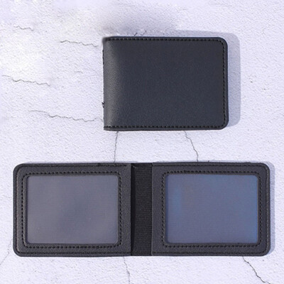 

ID Card Holder With 2 Clear Card Sleeves Driver License And Identification Card Protector