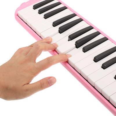 

Glarry High Quality 32 Key Piano Style Melodica With Accessories Pink