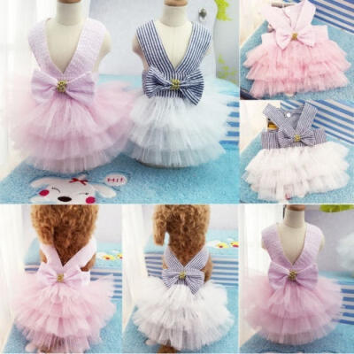 

Pet Dog Ballet Skirt Clothes Puppy Cat Lacs TUTU Dress Chihuahua Dog Apparel