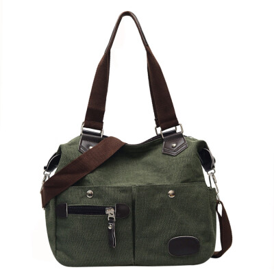 

Tailored Fashion Lady Retro Large Capacity Canvas Wild Outdoor Shoulder Bag Handbag