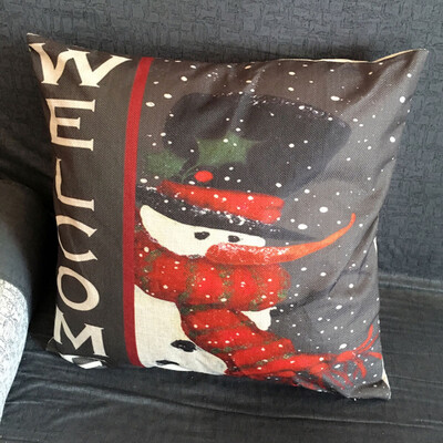 

Tailored Christmas Pillow Case Sofa Waist Throw Cushion Cover Home Decor A