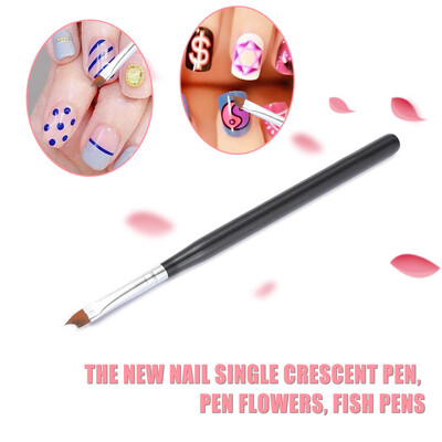 

〖Follure〗1Pcs Professional Nail Art Drawing Painting Pen Brush Detailer Liner Brush