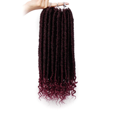 

〖Follure〗Fashion Pretty Woman Girl Gradient Color Twist Crochet Braids Extensions Wigs