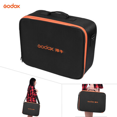 

Godox Studio Flash Strobe Padded Hard Carrying Storage Bag Case Black for Godox AD600AD360 Series Flash&Other Brand Outdoor F