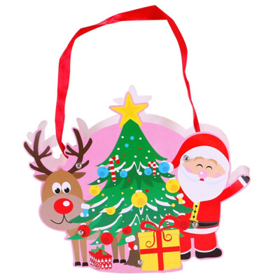 

Christmas Gift Box Candy Gift Box Christmas Decoration For Home Santa Claus Pattern Tote Bag Candy Paper Bag