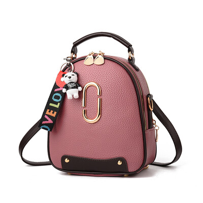 

Womens-tide100-way-old girls bag small bag small backpack double-shoulder bag