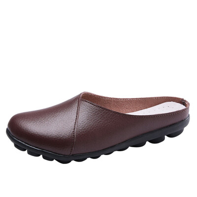 

Rose Womens Flats Pure Color Soft Bottom Shoes Soft Slip-On Casual Boat Shoes