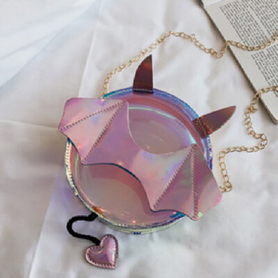 

Multi-Color Durable Sturdy Cute One-shoulder Round Bag Transparent Shoulder Bag