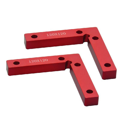 

2pcs Aluminum Alloy Precision 90°Right Angle Positioning Block Jig for Wood Working