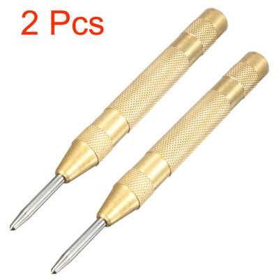 

〖Follure〗2Pcs 5inch Automatic Center Pin Punch Spring Loaded Marking Starting Tool