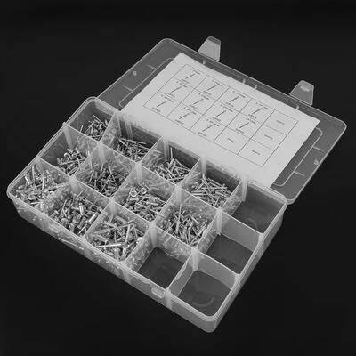 

Greensen 660PCS Aluminum Body Pop Rivet Open Domed Head Blind Rivets