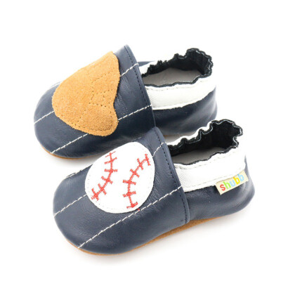 

Fashion Newborn baby shoes Genuine leather baseball Pattern baby Toddler moccasins Infant New born Soft sole first walkers shoes