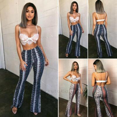 

Women Baggy Harem Pants Boho Hippie Wide Leg Gypsy Yoga Palazzo Casual Trousers