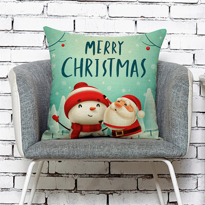 

Tailored Home Decor Cushion Cover Merry Christmas Pillowcase Sofa Throw Pillow Covers