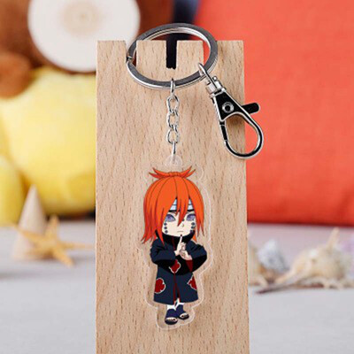 

CAR-TOBBY Anime Naruto Double Sided Acrylic Key Chain Pendant Anime Accessories Cartoon Key Ring-in Key Chains