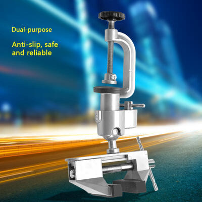 

Greensen 360° Rotating Dual-purpose Aluminium Alloy Clamp Vise for Table or Electric Drill
