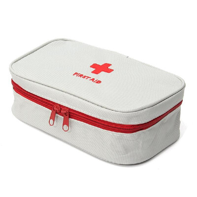 

Portable First Aid Empty Kit Pouch Tote Small First Responder Storage Bags Compact Emergency Survival Medicine Bag for Home Office