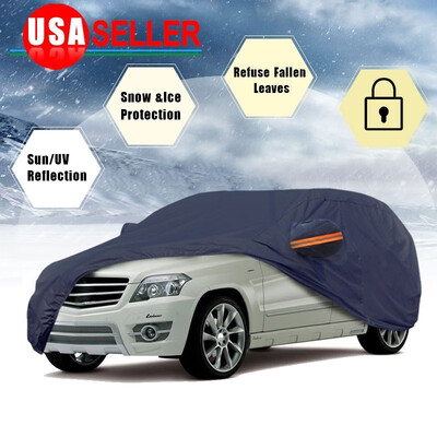 

Full Car Cover Waterproof Rain Snow Heat Dust Sun UV Resistant Protection US