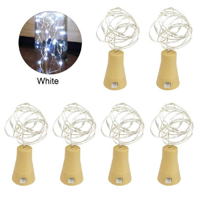

10LEDs Solar Wine Bottle Light Waterproof Copper Wire Decorative Lamp String
