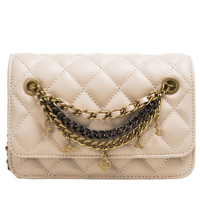 Chao Korean version of the wild Messenger bag chain shoulder simple fashion small square bag
