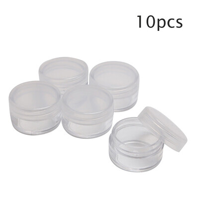 

〖Follure〗5pc Clear Plastic Sample Container Mini Bottle Pot Jars Cosmetic Tools 5ml
