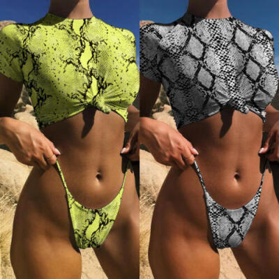 

2019 New Women Monokini Padded Bikini Set Swimsuit Bathing Suit Sexy Swimwear