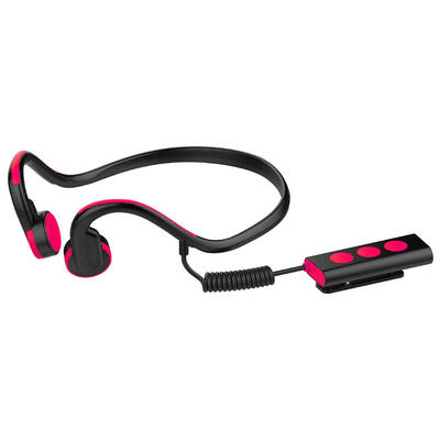 

Collar Clip Bone Conduction Bluetooth Headset Waterproof Stereo Earphone