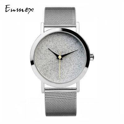 

Enmex Water Green Ice Blue Star Temperament Womens Watch Beautiful Simple Design Watch