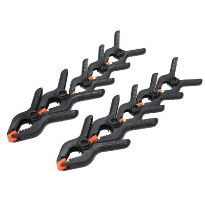 

10pcs Plastic Nylon Toggle A Clamp Spring Clamps Multifunctional Clip Tips DIY Tool Set for Photography Studio Plate DIY Lighting