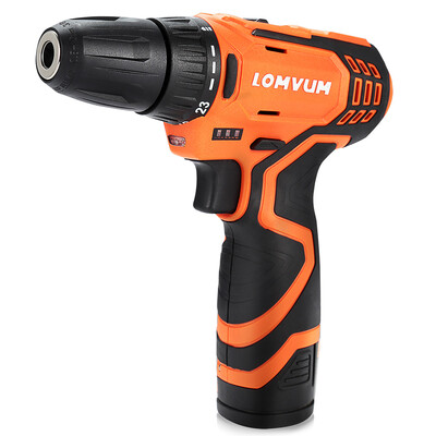 

Lomvum 12V Lithium-ion Double Speed Electric Drill Set