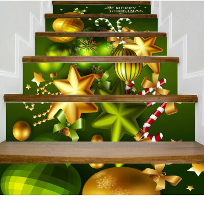 

Toponeto Christmas Decoration Stair Stickers Christmas Stairs Stickers Wall Stickers