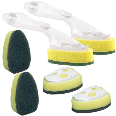 

〖Follure〗Heavy Duty Dish Wand Sponge For Kitchen Sink Cleaning Brush