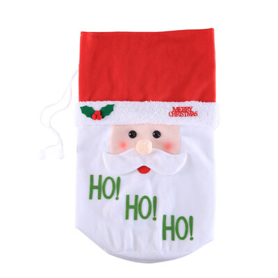 

Christams Santa Claus Snoowman Deer Large Capacity Candy Storage Gift Goody Bag