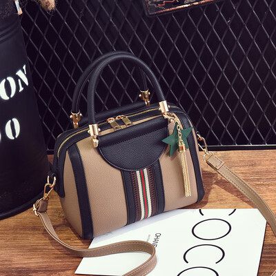 

Boston Bag Lady Spring&Summer Chao Single Shoulder Bag Japanese&Korean Version Baitao Slant Bag Fashion Handbag