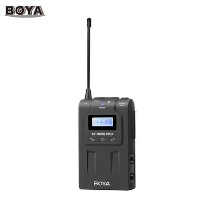 

BOYA UHF Dual-Channel 48 Channels Transmitter with LCD Screen Display Compatible for BOYA BY-WM8 Pro-K1BY-WM8 Pro-K2 Wireless Mic