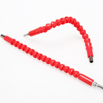 

JPGIF Flexible Shaft Bits Extention Screwdriver Drill Bit Holder Connecting Link Red