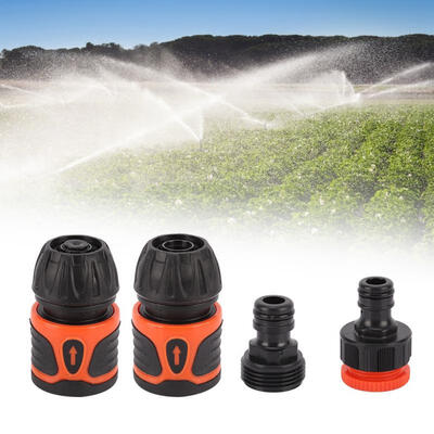

Greensen 4Pcs Garden Hose Quick Connector Water Pipe Adapter Kit Home Gardening Accessories for 12 Hose