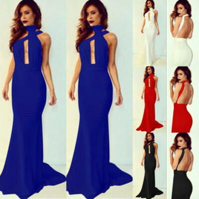 

Women Summer Bodycon Boho Long Maxi Dress Evening Cocktail Party Club Dresses