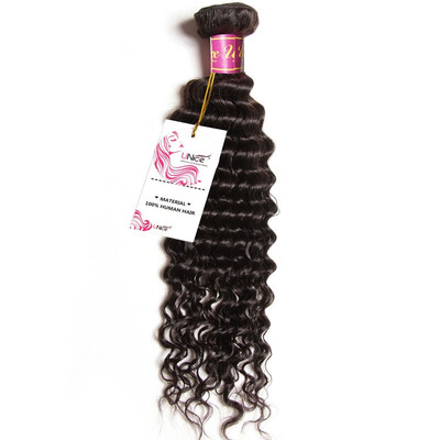 

UNice 8A Malaysian Deep Curly Virgin Human Hair Deep Wave 100g