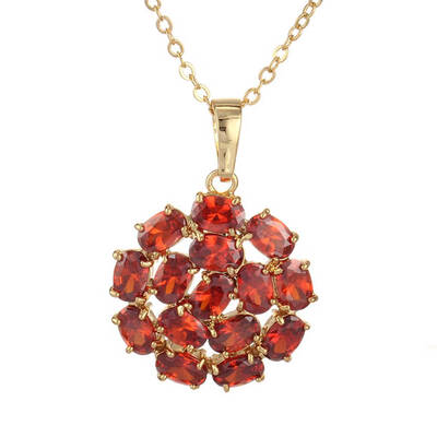 

Women Rhinestone Flower Petal Pendant Short Necklace Girl Crystal Dating Jewelry Clavicle Choker