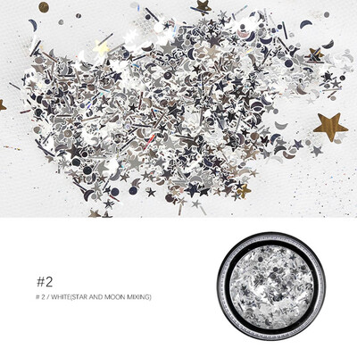 

〖Follure〗Chunky Glitter Mixed Flake Body Art Nail Hair Face Eye Shadow Body Makeup