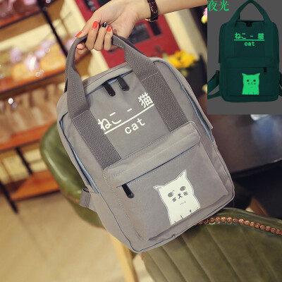 

Tailored Women Teenage Girl Boy Zipper Backpack School Bags Fashion Shoulder Bag