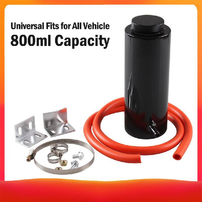 

800ml Universal Radiator Coolant Aluminum Catch Tank Overflow Reservoir Car Styling Cooler
