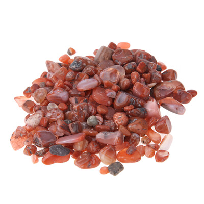 

100g Natural Carnelian Stones Rough Specimen Home Fish Tank Decor