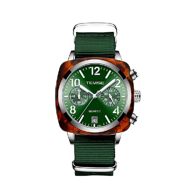 

TEVISE T860 Men Sport Watches Waterproof Outdoor Wristwatch Mens Quartz Male Watch Military Army Watch Dual Display for Men