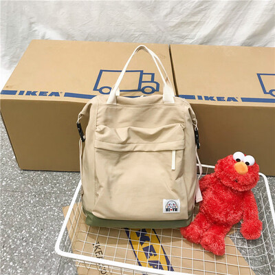 

Gu Gu Gan Junior High School Shoulder Pack Girl Ins Wind Large Capacity Travel Backpack University Students Backpack