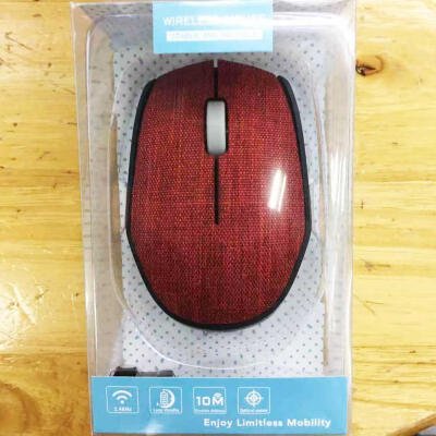 

24G Wireless Bluetooth Cloth Fabric Mouse With USB Receiver For Desktop Computer Notebook Laptop