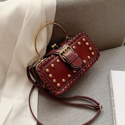 

French small bag female 2019 new wave Korean version of the wild foreign style texture Messenger bag small bag fashion small square bag
