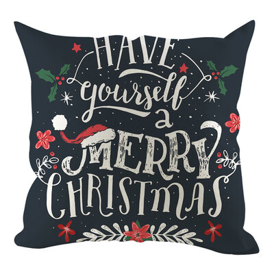 

Tailored Christmas Pillow Cover Pillowcases Decorative Sofa Cushion Cover Home Decoration