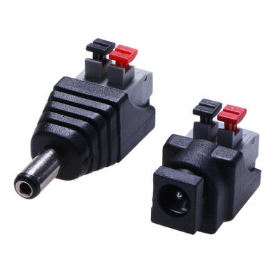 

CCTV Camera 21x55mm MaleFemale LED Strip Light DC Power Plug Connector